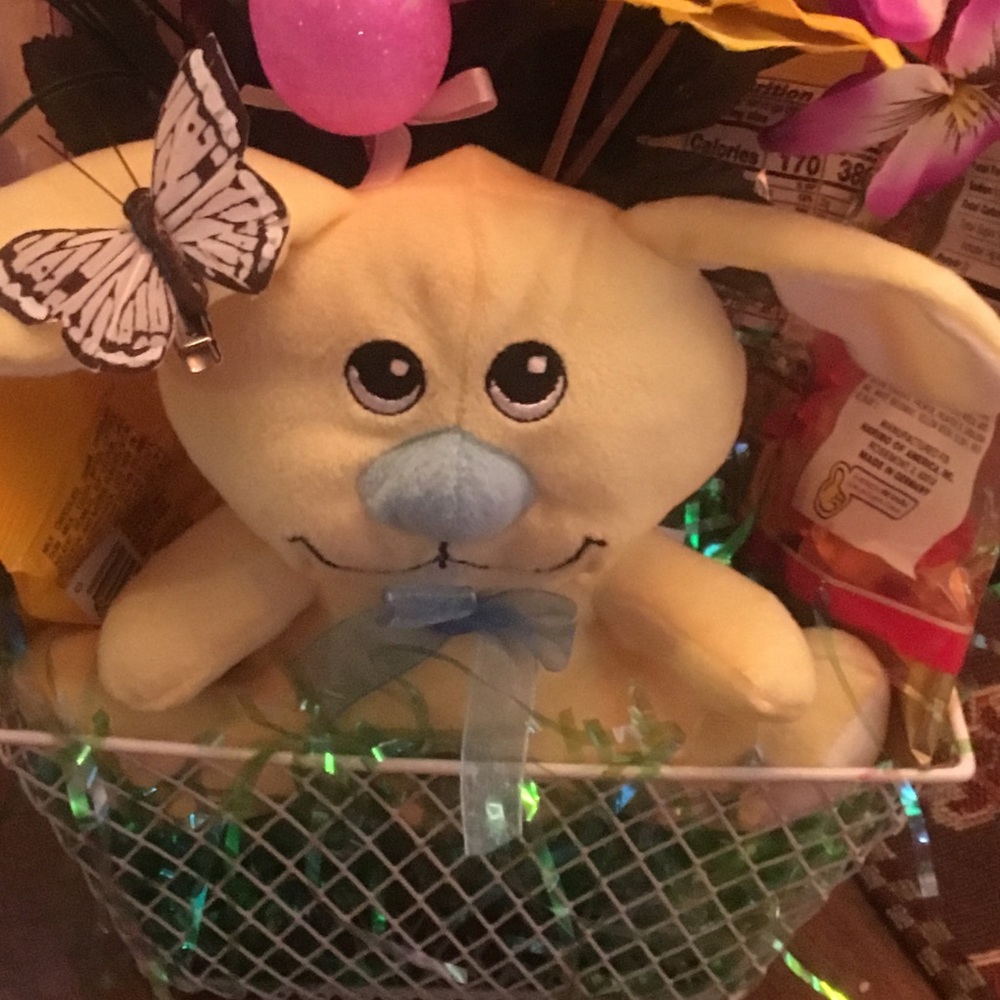 Small yellow Bunny plushy